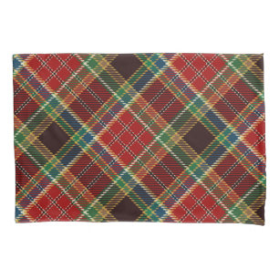 Checkered pattern pillowcase
