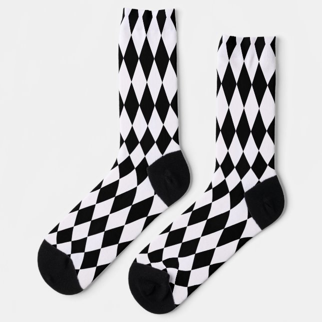 Checkered Socks (Left)