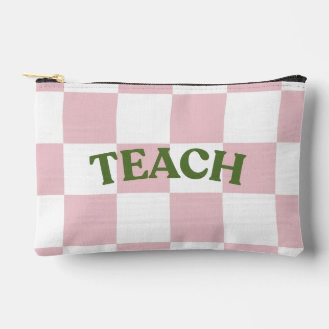 Checkered Teach Pouch (Front)