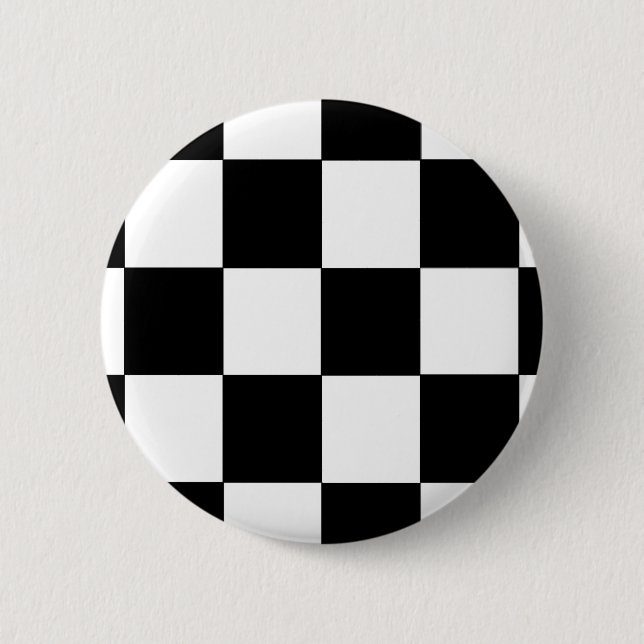 Checkers 2 Inch Round Button (Front)