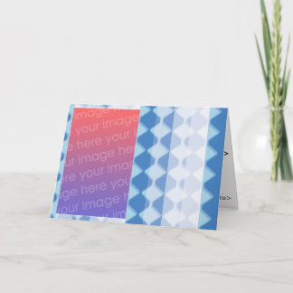 Checkers and Stripes Card