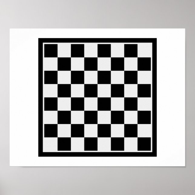Checkers board poster (Front)