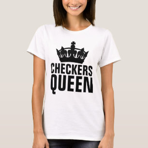 CHECKERS QUEEN T-shirts