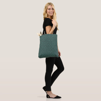 Checkers - Teal Tote Bag