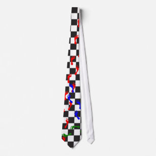 Checkerwalk by Genepool Design Tie