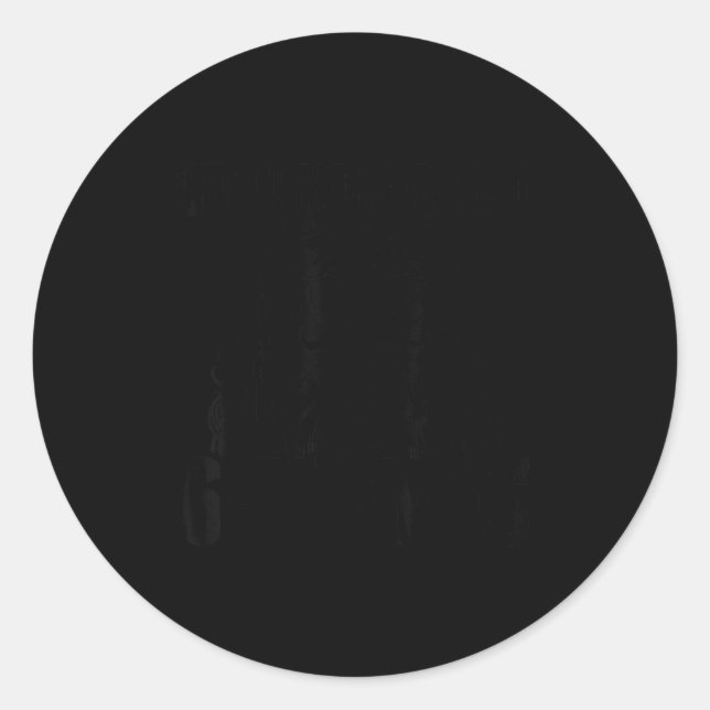 Checking My List 6 7 Times Funny Santa Christmas  Classic Round Sticker (Front)