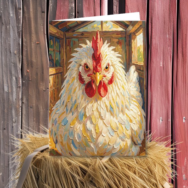 Checking on You | Funny Chicken Card (Creator Uploaded)