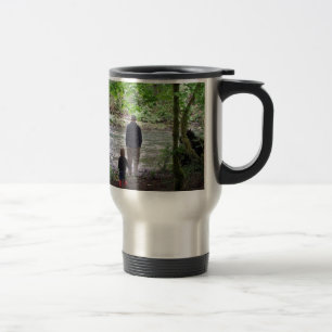 Checking out the Sol Duc River Travel Mug