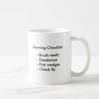 Checklist Mug