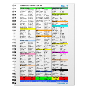 Checklist notepad notebook