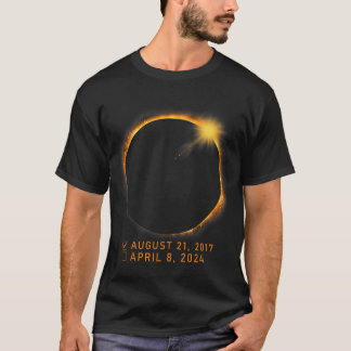 Checklist Total Solar Eclipse April 8 2024 Eclipse T-Shirt