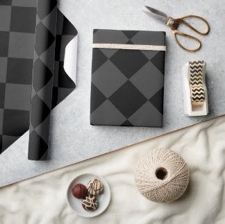 Checkmate Elegance Wrapping Paper