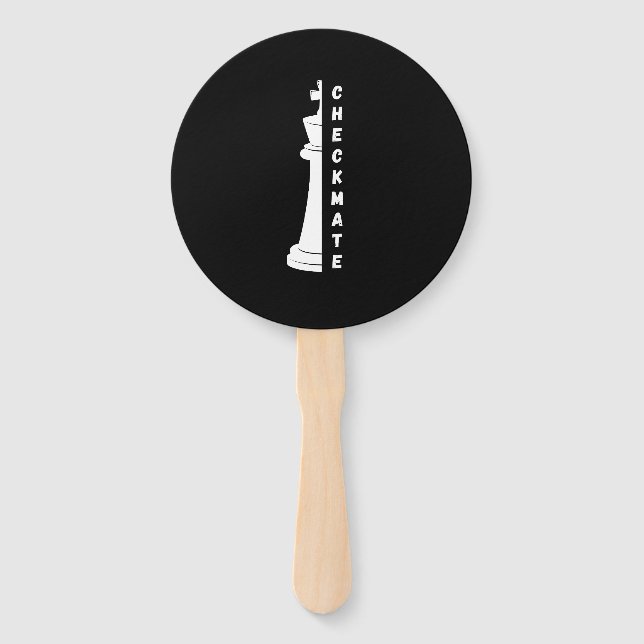 Checkmate Hand Fan (Front)
