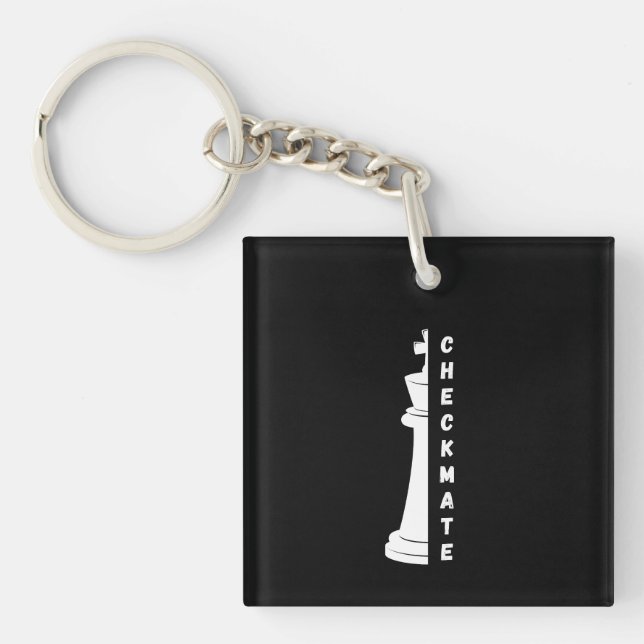 Checkmate Keychain (Front)