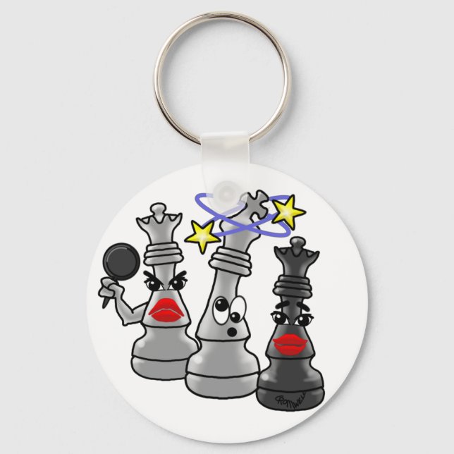 Checkmate Keychain (Front)