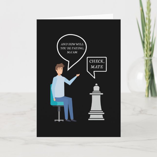 Checkmate Queen Card (Front)