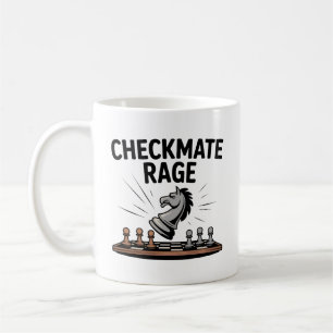 Checkmate Rage Mug – Funny Chess Gift for gamers