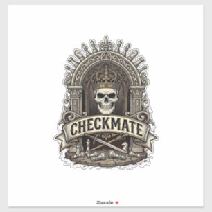 Checkmate Skull King Vintage Chess