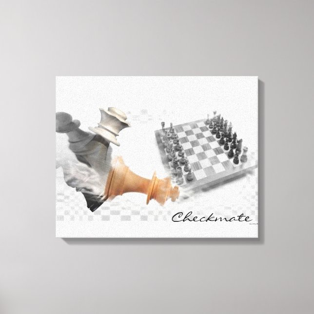 Checkmate Wrapped Canvas (Front)