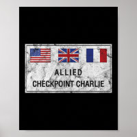 Checkpoint Charlie Cold War Berlin Wall East Germa