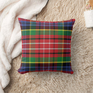Checks Christmas theme  Throw Pillow