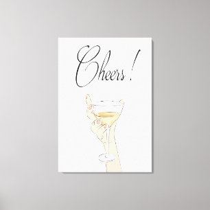 Cheeers :) canvas print