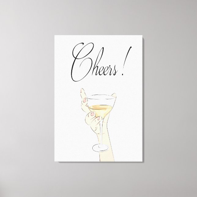 Cheeers :) canvas print (Front)