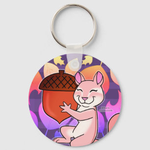 Cheeful Chipmunk - Keychain