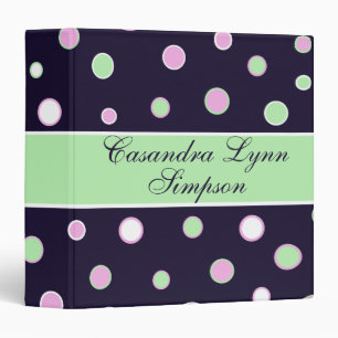 Cheeful Dots Baby Album Binder