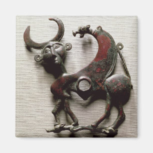 Cheek piece of a horse bit in the form of a human- magnet
