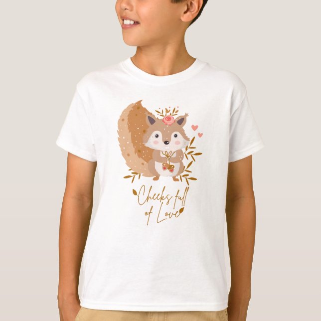 Cheeks full of love  T-Shirt (Front)