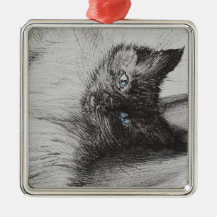 Cheeky Baby Metal Ornament