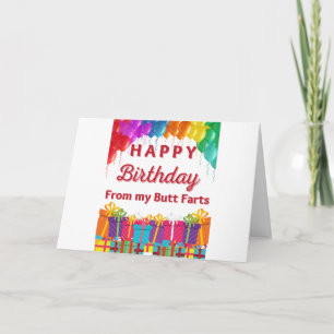 Cheeky Birthday Wishes A Fart-tastic Celebration Card