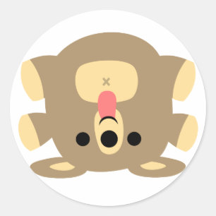 Cheeky Cartoon Bear sticker