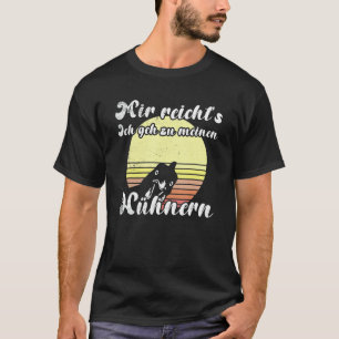 Cheeky Chicken Sunset Geh Zu Meine Hühnern Farm T-Shirt