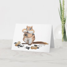 Cheeky Chipmunk Illustration