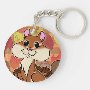 Cheeky Chipmunk - Keychain