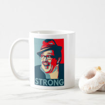 Cheeky Count Arthur Strong tasse en céramique