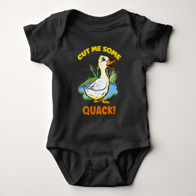 Cheeky duckling! baby bodysuit (Front)