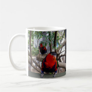 Cheeky Face Rainbow Lorikeet, Coffee Mug