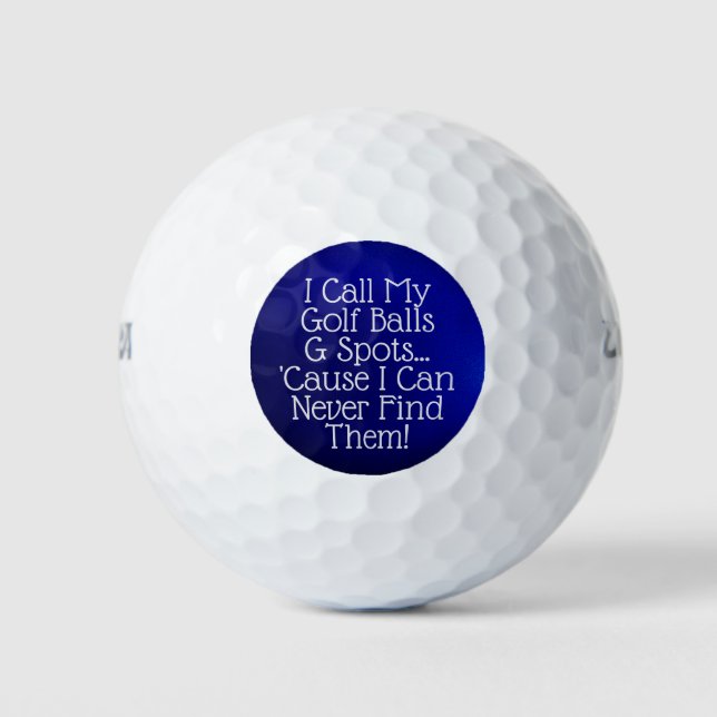 Cheeky Golf Ball Humour (Front)