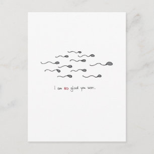 Cheeky hand drawn Valentines day card