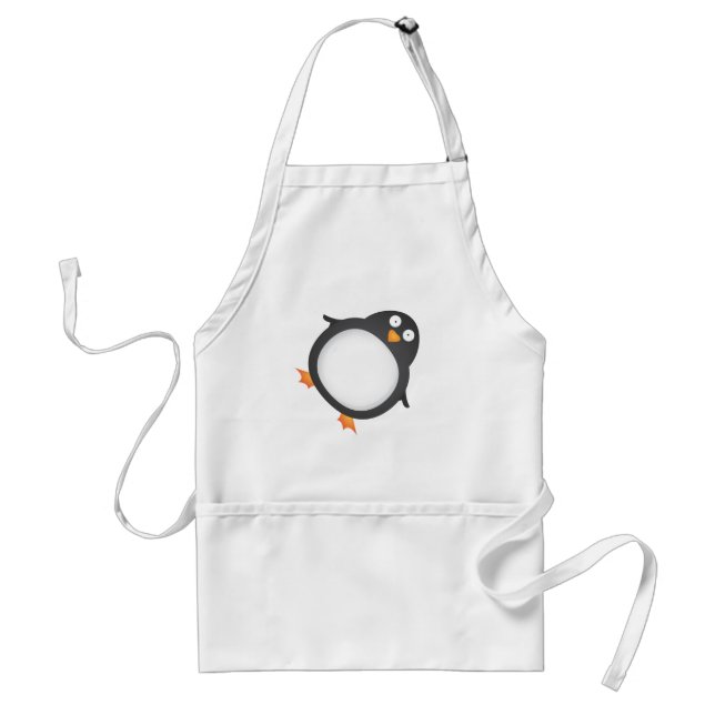 Cheeky King Penguin's Standard Apron (Front)