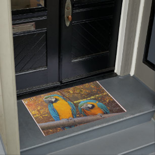 Cheeky macaws doormat