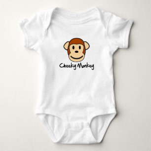 cheeky monkey 2 baby bodysuit