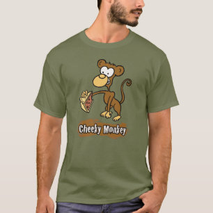 Cheeky Monkey Cartoon. Monkey T-Shirt