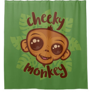Cheeky Monkey Cute Cartoon Primate Drawing