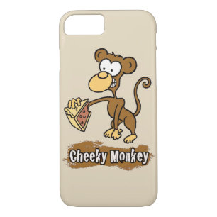 Cheeky Monkey Design has Monkey Enjoying Cake Case-Mate iPhone Case