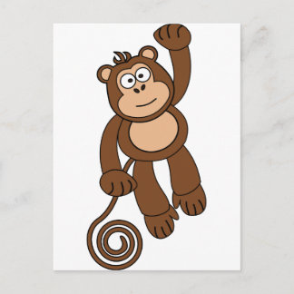 Cheeky Monkey Design Postcard