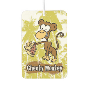 Cheeky Monkey in the Jungle Car Air Freshener